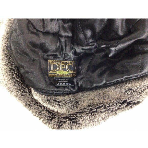 Dorfman Pacific Trapper Hat Faux Fur Ear Flaps Mens Large - Picture 4 of 4